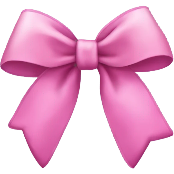 coquette bow emoji