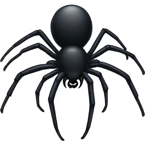 Black Spider  emoji