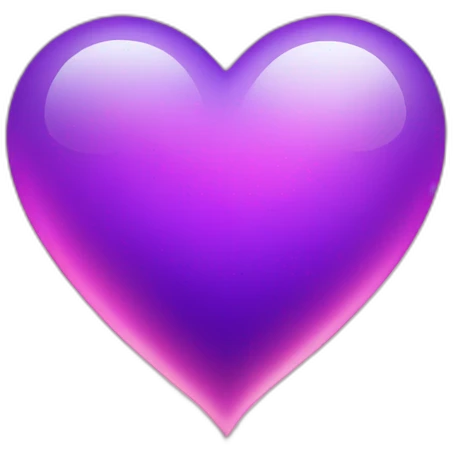 Purple-and-pink-gradient-heart-with-sparkles emoji