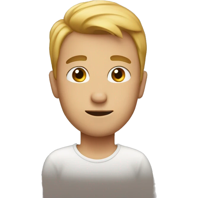 Guy with heart emoji