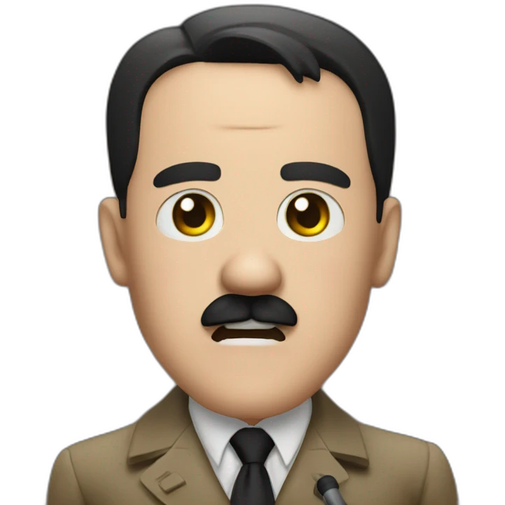 Hitler at karaoke emoji