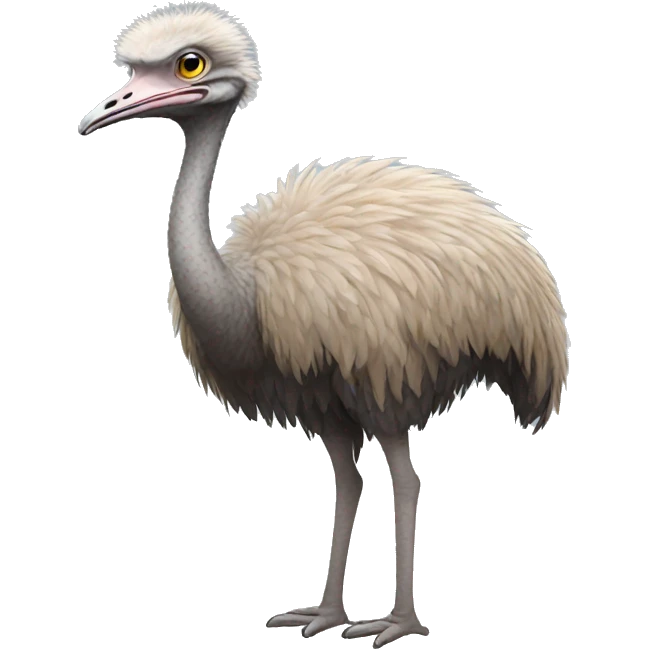 ostrich full body emoji