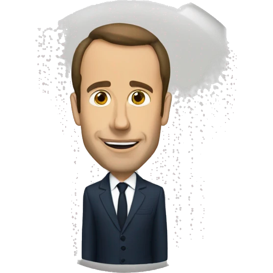 Macron choqué  emoji