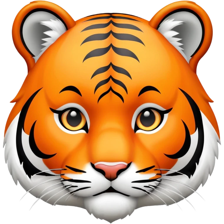 tiger face with OMG speech bubble for Twitch emote emoji