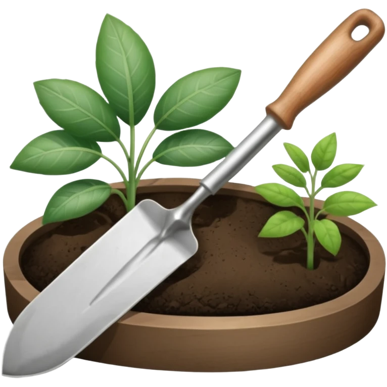 trowel garden emoji