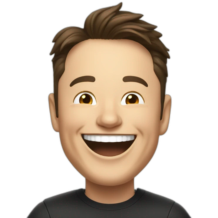 ELON MUSK laughing emoji