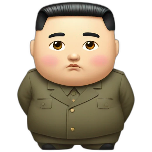 Kim Jong un super super fat emoji