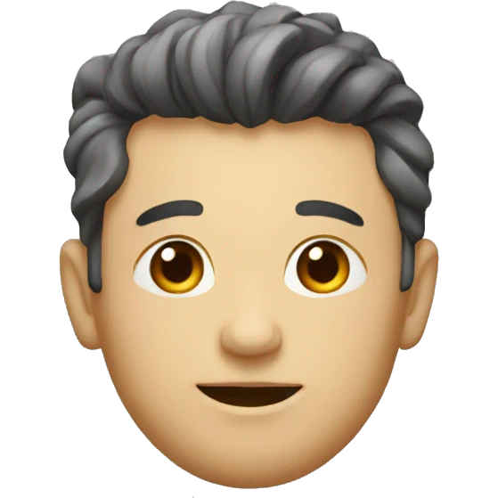 Homme avec grosse calvitie emoji