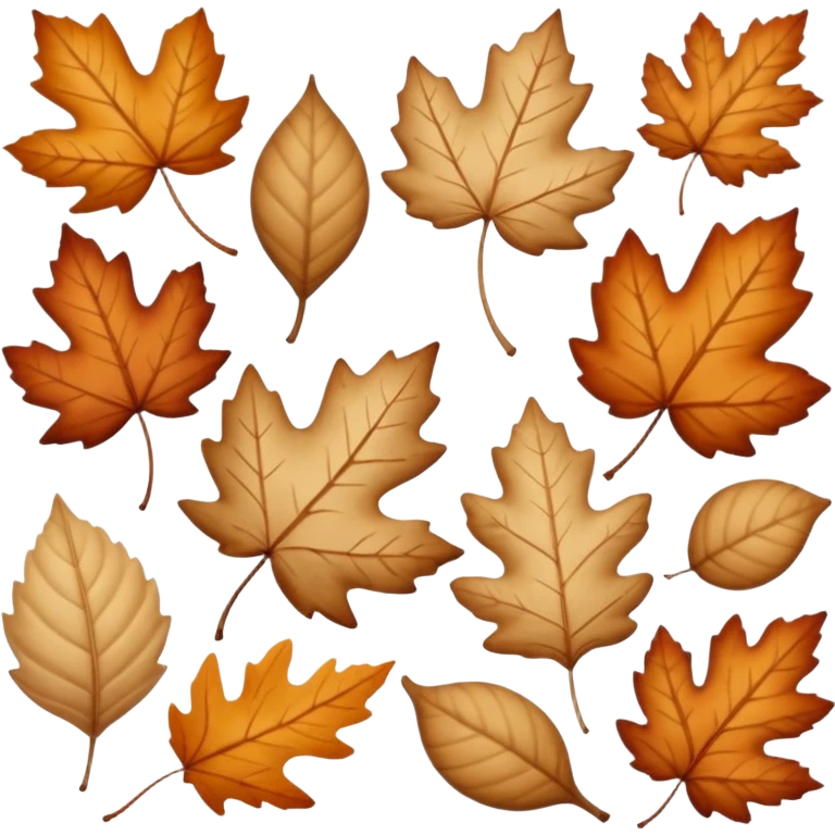 Beige Cozy pages autumn emoji