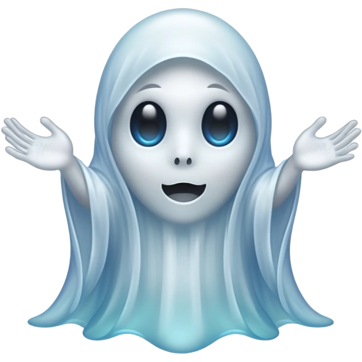 ghost with glass emoji
