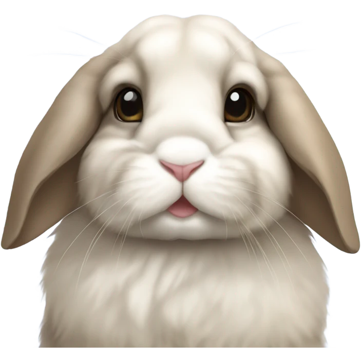 Holland lop bunny emoji