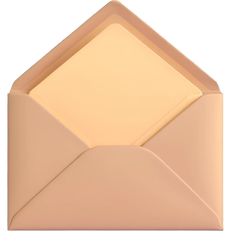 beige envelope emoji