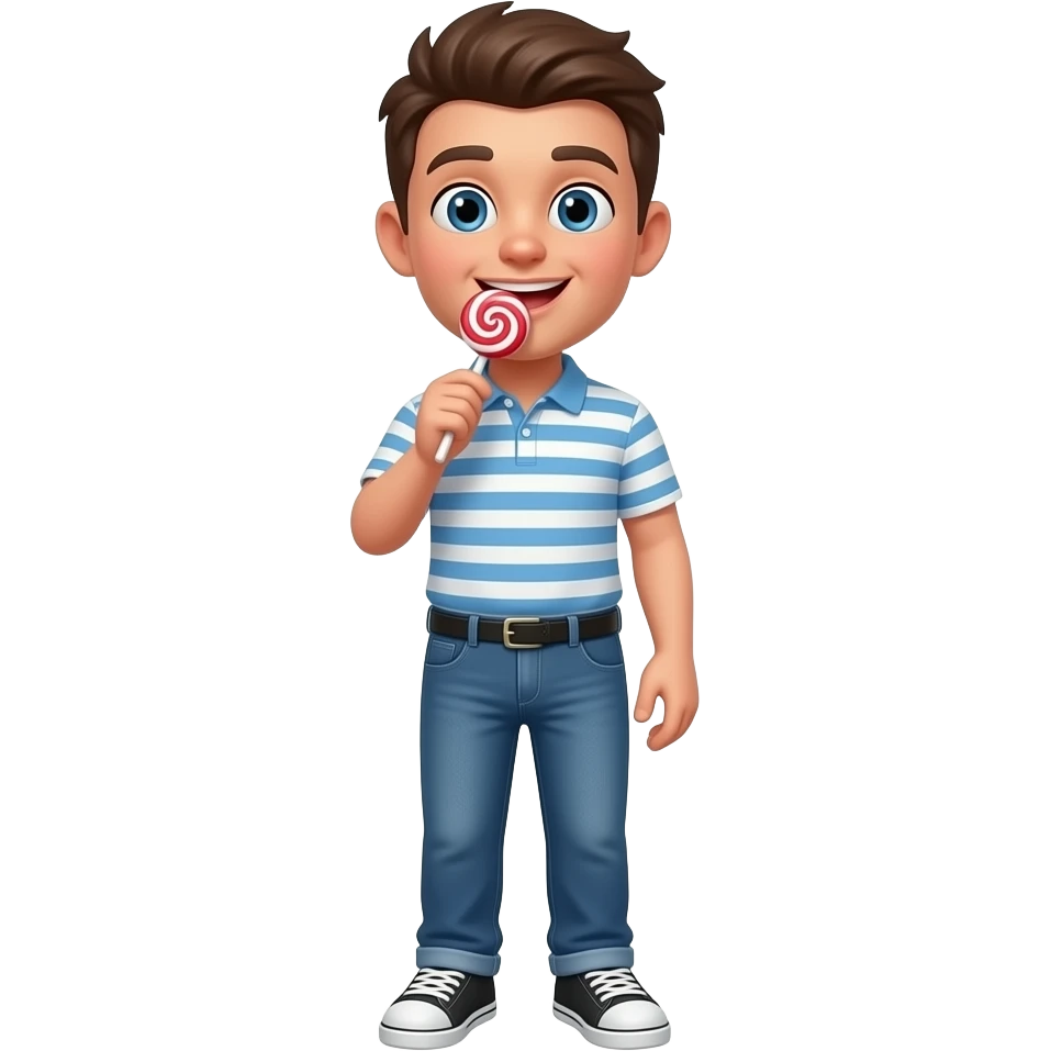 Lizanie cukierka emoji