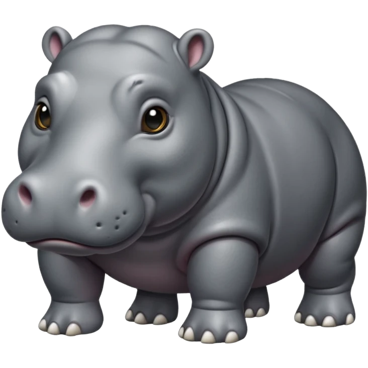 Pygmy hippo emoji
