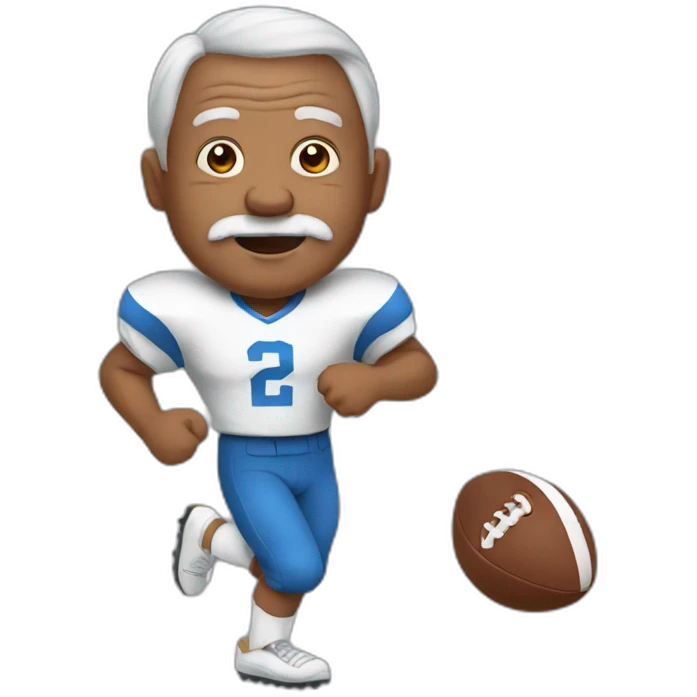 granpa play football emoji