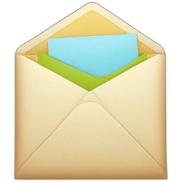 Cute envelope emoji