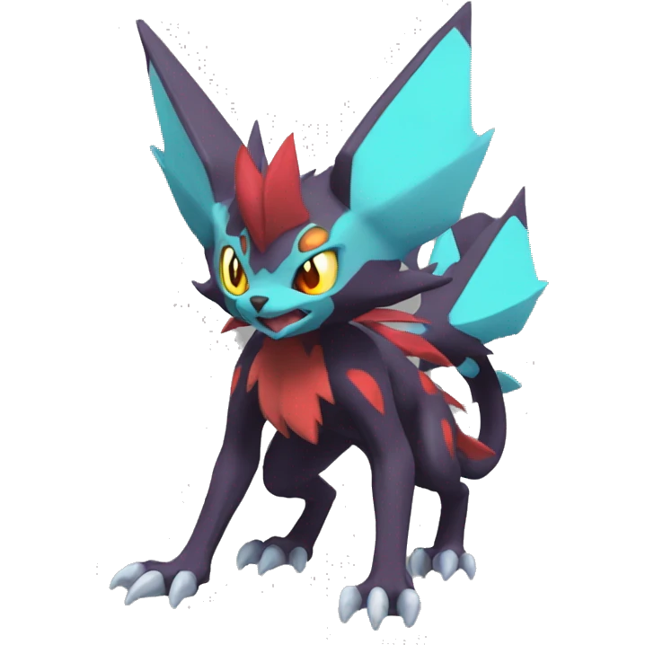 Noivern-Torracat-Zoroark full body emoji