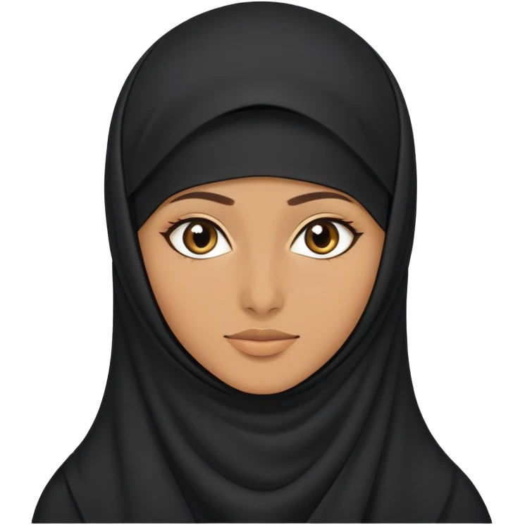 niqabi girl emoji