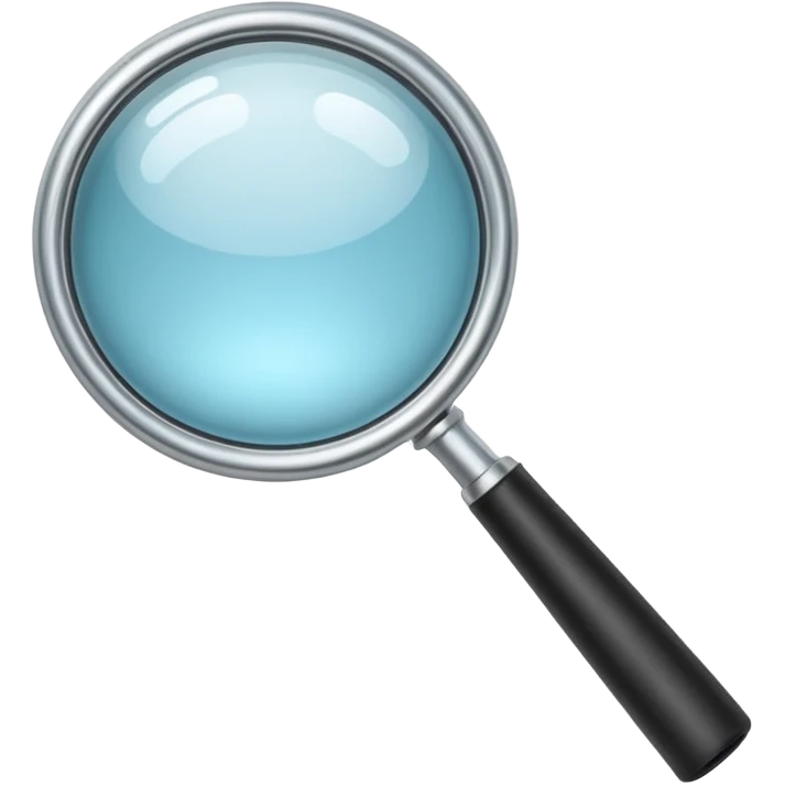 magnifying glass emoji