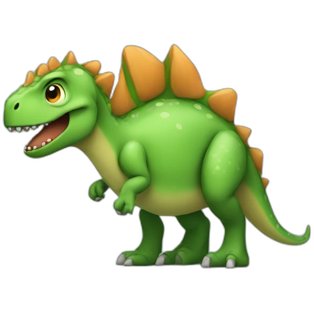 Dinosaur sad emoji