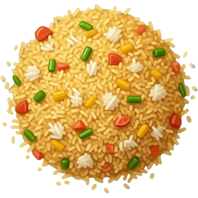 fried rice in a plate side emoji