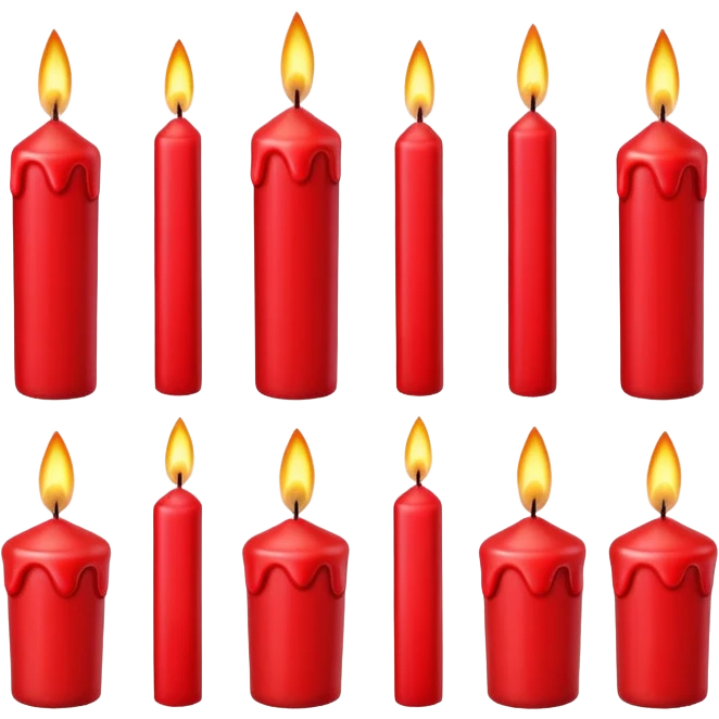 RED CANDLES emoji