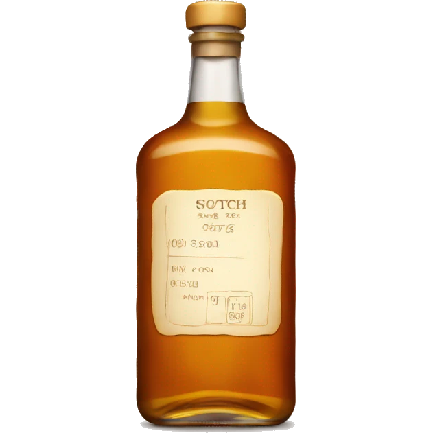 bottle of scotch emoji