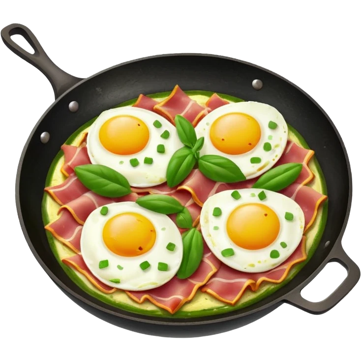 Huevos verdes con jamon emoji