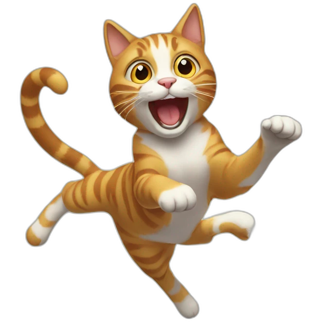 jumping cat emoji