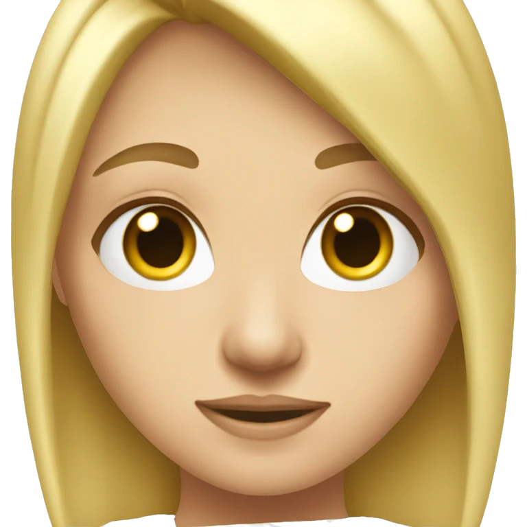 Blonde girl pc gamer emoji