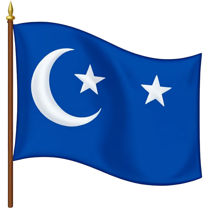 Gokturk flag emoji copy emoji