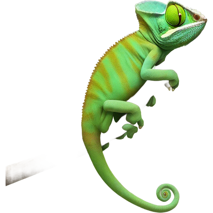 veiled chameleon  emoji