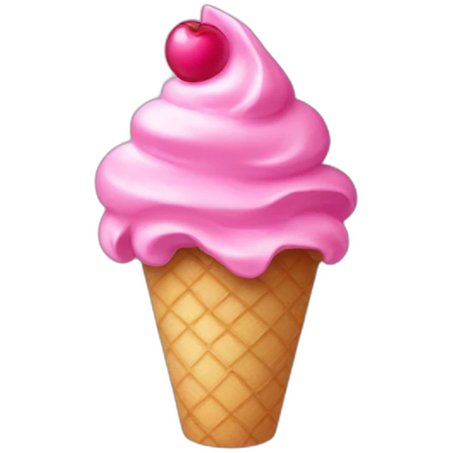 pink cyber gelato emoji
