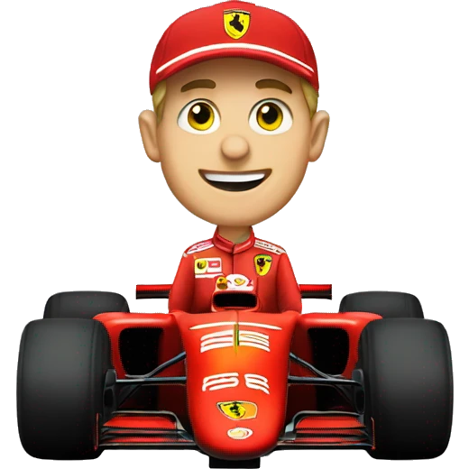 Ferrari formula 1 emoji