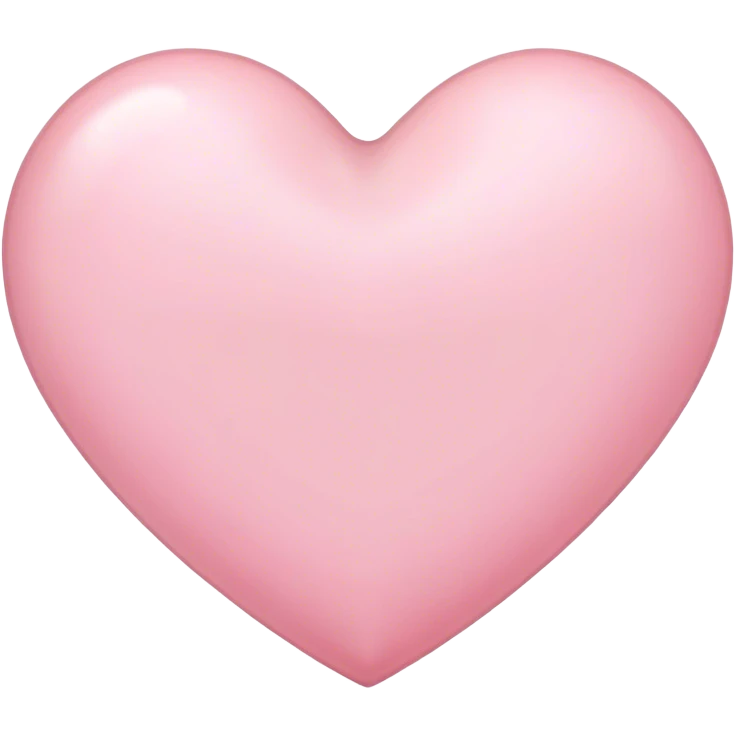 Little light pink heart emoji