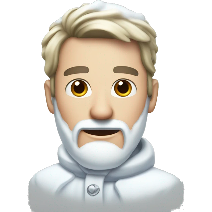 Kris Sterkenburg as a snow person emoji