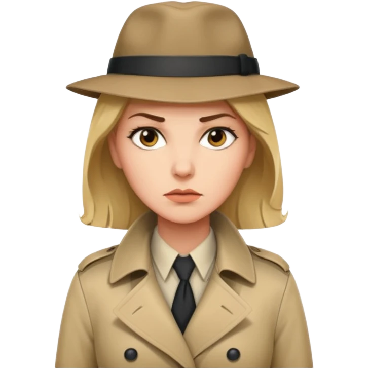 female detective emoji