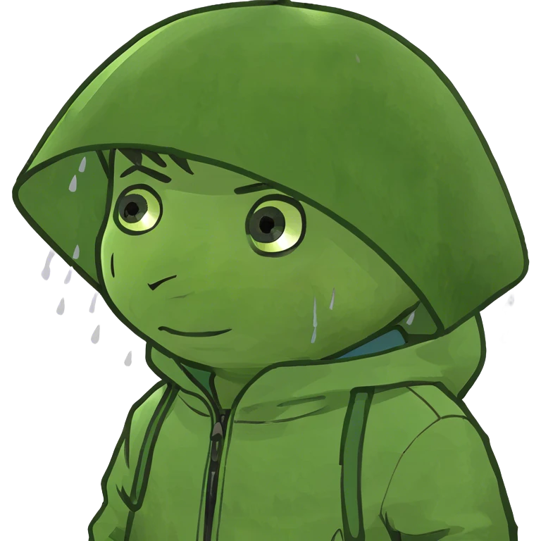 Boy wearing a yellow rain jacket  emoji