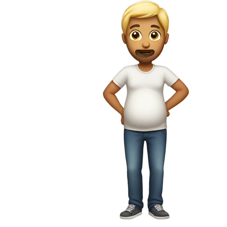 a men pregnant  emoji