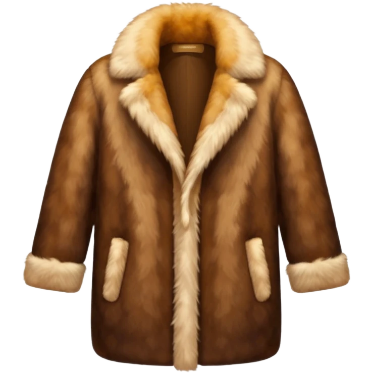 Fur coat emoji