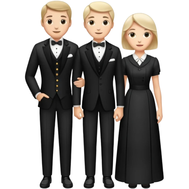 couple butler and housekeeper emoji