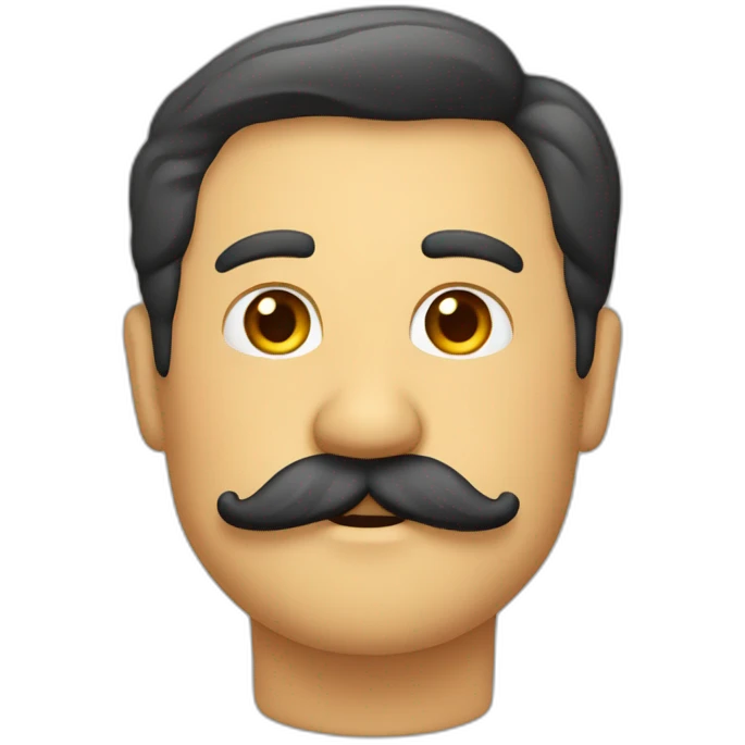 Señor con bigote  emoji