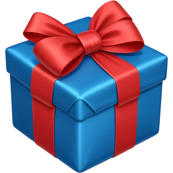red and blue gift emoji emoji