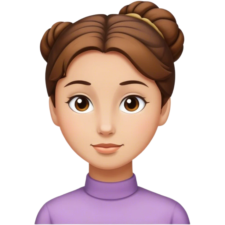 Moño café  emoji