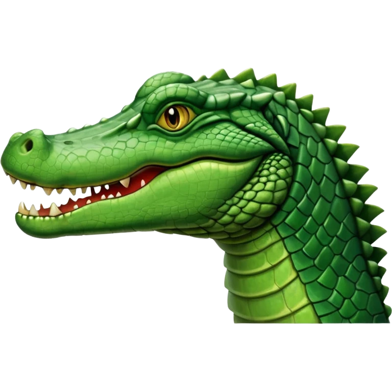 crocodile side view emoji