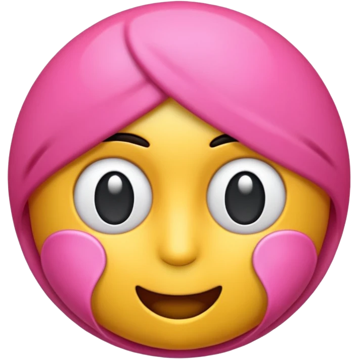 me haces un emoji de alerta en rosa tipo 3d ? te paso el código de color FDD2EF emoji