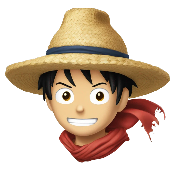 Luffy capecapello di paglia emoji