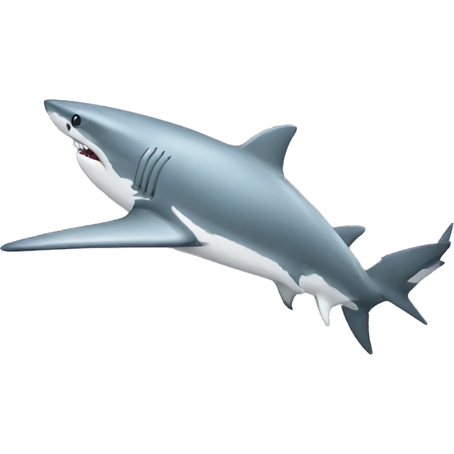 shark with plane emoji