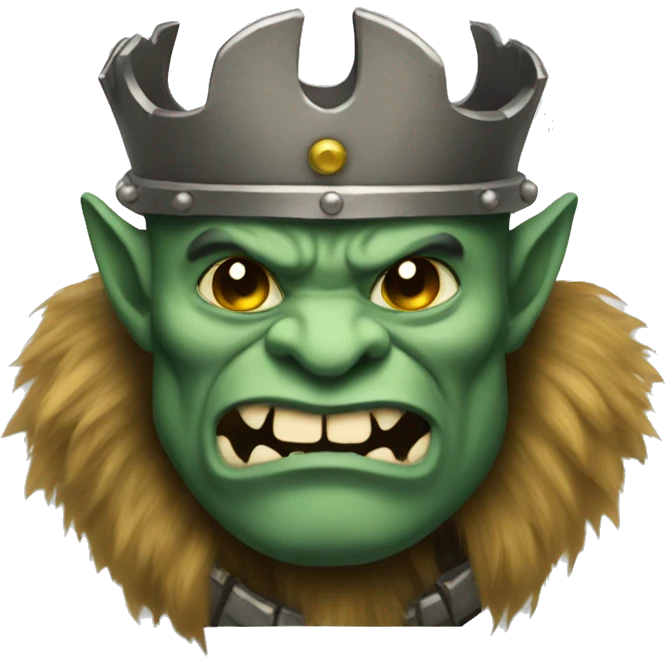 armored troll king emoji