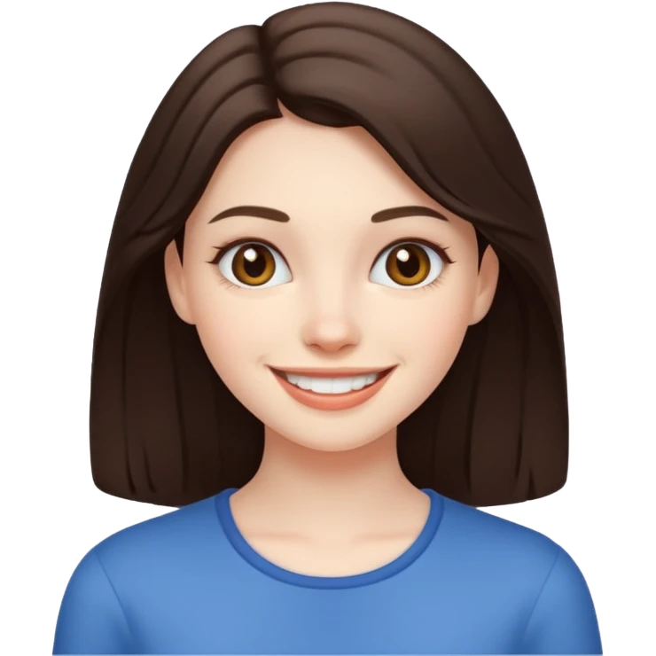 pretty burnette poor girl emoji